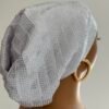 White Rhinestone Pleated Turban