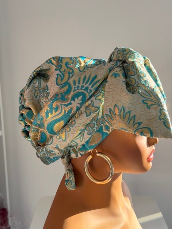 Gold Marble Knot Turban