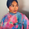 Lace Pleated Turban