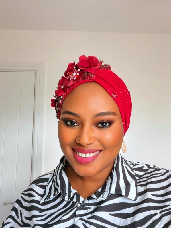 img_4708-3 Elegant Headwrap with Floral Embellishments and Rhinestones